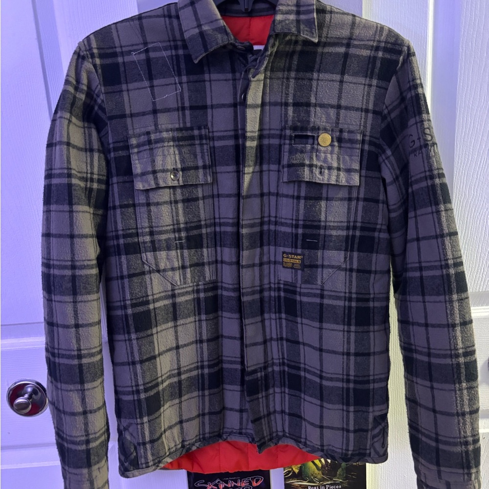 G-Star Gray Lightweight Shirt Jacket